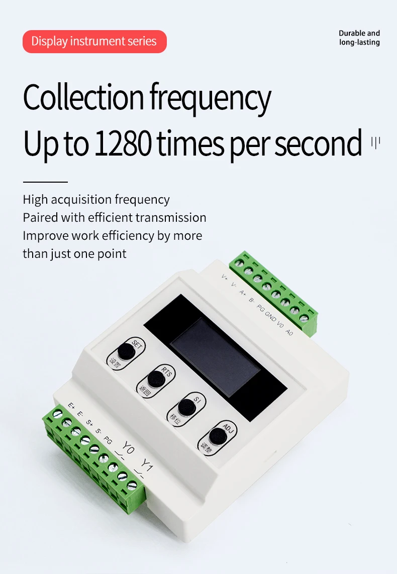 Load Cell Transmitter, Load Cell Amplifier Weighing Sensor Transmitter Output 0-5V 0-10V 4-20mA, Analog Output