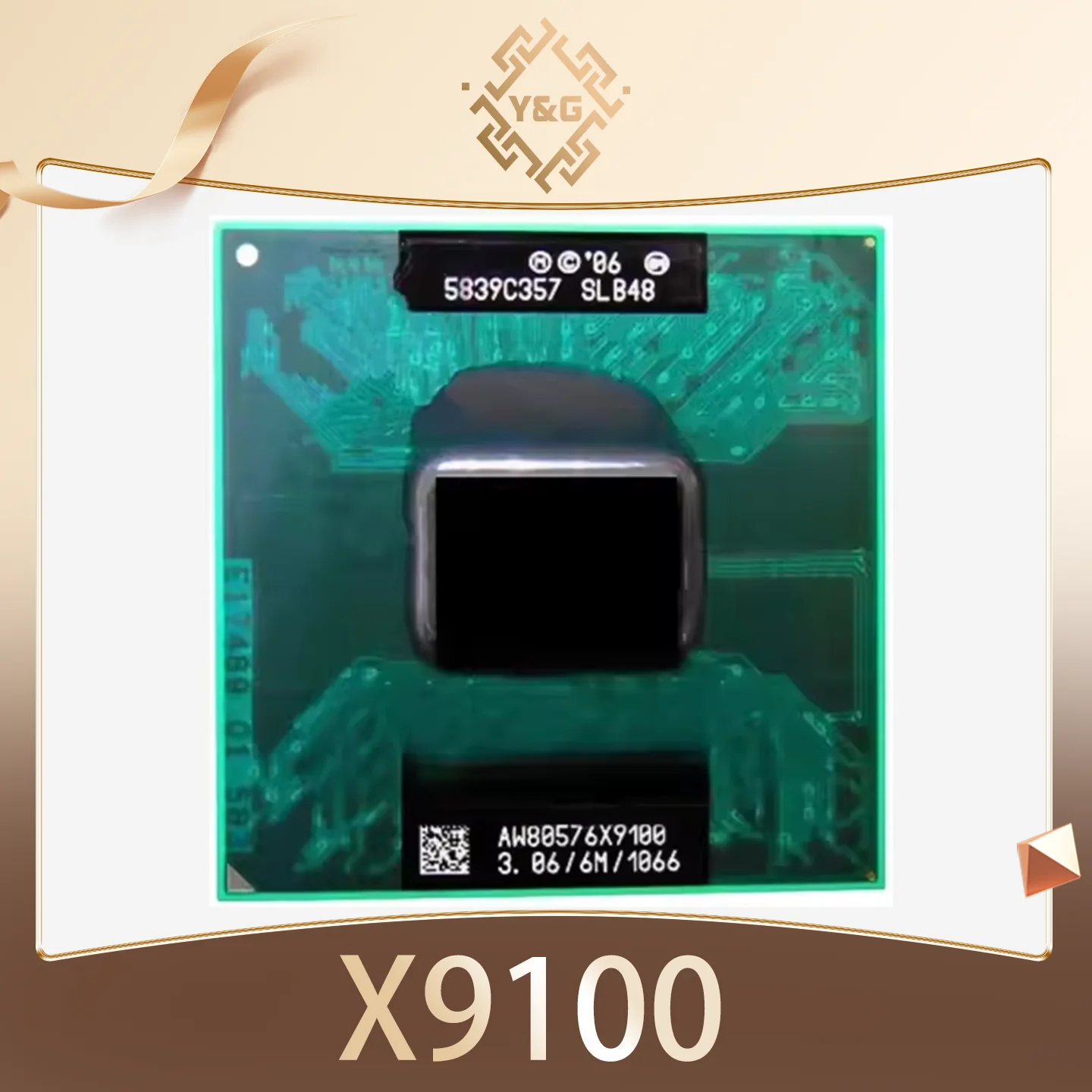 Core 2 Extreme X9100 SLB48 SLGE7 3.0 GHz Used Dual-Core Dual-Thread CPU 6M 44W Socket P