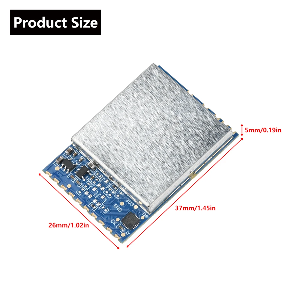 RX3364PRO 3.3GHz FPV Receiver Module With RSSI Analog Wireless Audio Video Transmission VRX Image Receiving Module For Drone