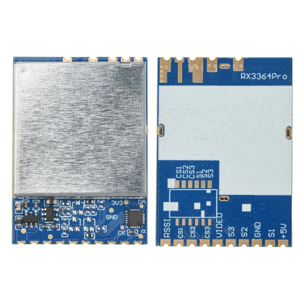 RX3364PRO 3.3GHz FPV Receiver Module With RSSI Analog Wireless Audio Video Transmission VRX Image Receiving Module For Drone