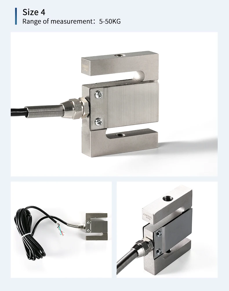 S Type Load Cell Sensor 5KG 10KG 20KG 30KG 50KG 100KG HX711 AD Module Weight Sensor Electronic Scale 200KG 300KG 500KG 1T 2T 3T