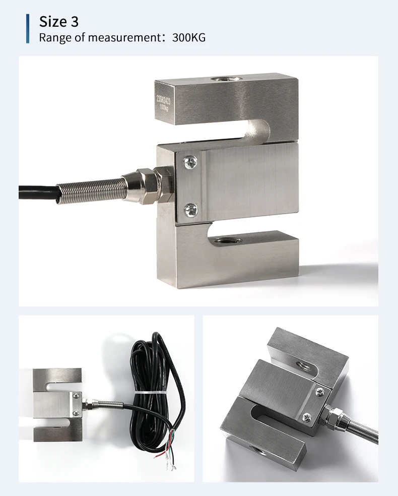 S Type Load Cell Sensor 5KG 10KG 20KG 30KG 50KG 100KG HX711 AD Module Weight Sensor Electronic Scale 200KG 300KG 500KG 1T 2T 3T