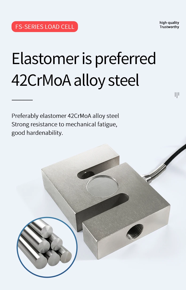S Type Load Cell Sensor 5KG 10KG 20KG 30KG 50KG 100KG HX711 AD Module Weight Sensor Electronic Scale 200KG 300KG 500KG 1T 2T 3T