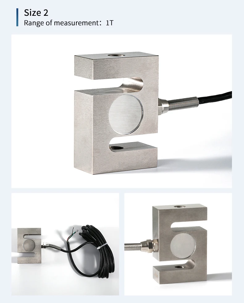 S Type Load Cell Sensor 5KG 10KG 20KG 30KG 50KG 100KG HX711 AD Module Weight Sensor Electronic Scale 200KG 300KG 500KG 1T 2T 3T