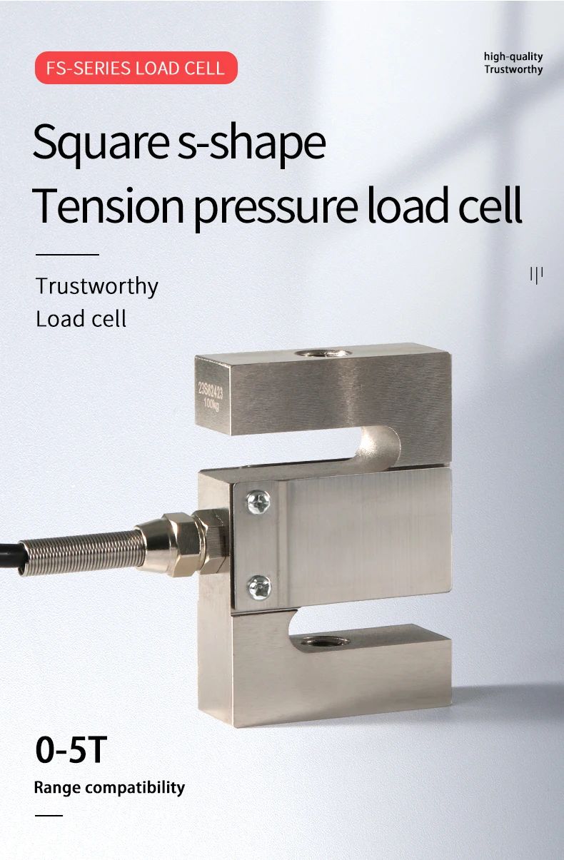 S Type Load Cell Sensor 5KG 10KG 20KG 30KG 50KG 100KG HX711 AD Module Weight Sensor Electronic Scale 200KG 300KG 500KG 1T 2T 3T