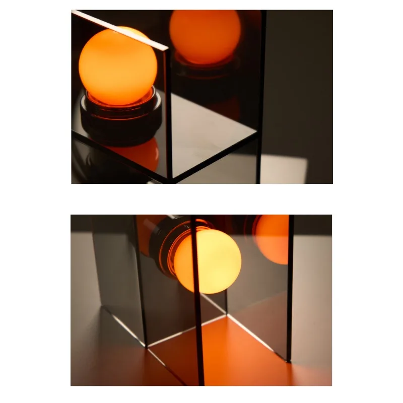 2026 Black Crystal INS Desk Lamp Bedroom Bedlight Decoration
