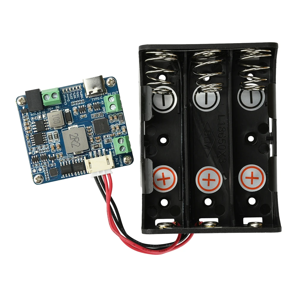 Waveshare Solar Power Management Module For 6V-24V Solar Panel Support MPPT USB Connection Battery Charger Power Supply