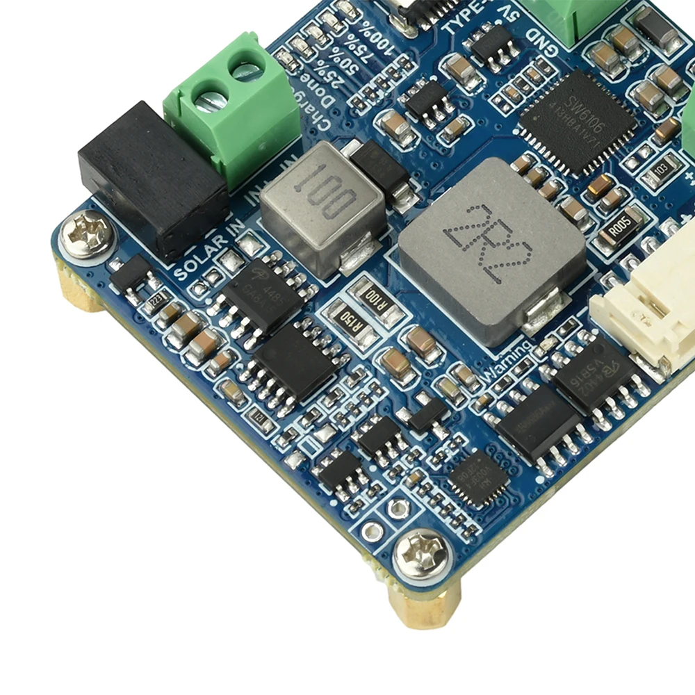 Waveshare Solar Power Management Module For 6V-24V Solar Panel Support MPPT USB Connection Battery Charger Power Supply