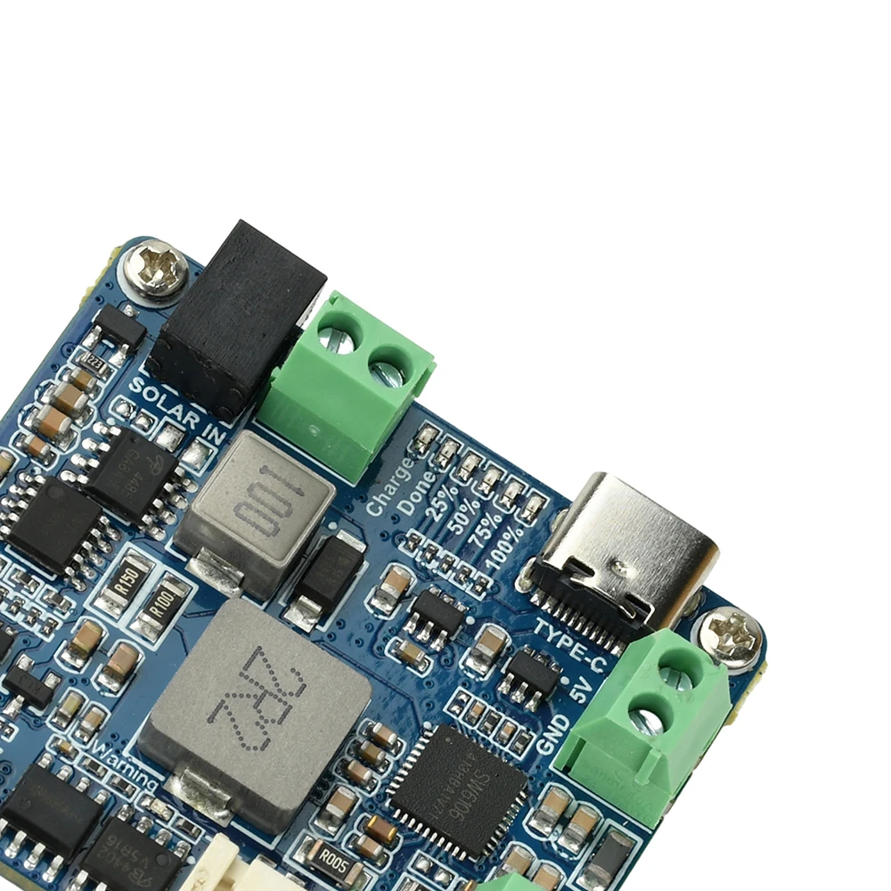 Waveshare Solar Power Management Module For 6V-24V Solar Panel Support MPPT USB Connection Battery Charger Power Supply