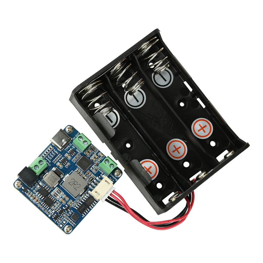 Waveshare Solar Power Management Module For 6V-24V Solar Panel Support MPPT USB Connection Battery Charger Power Supply