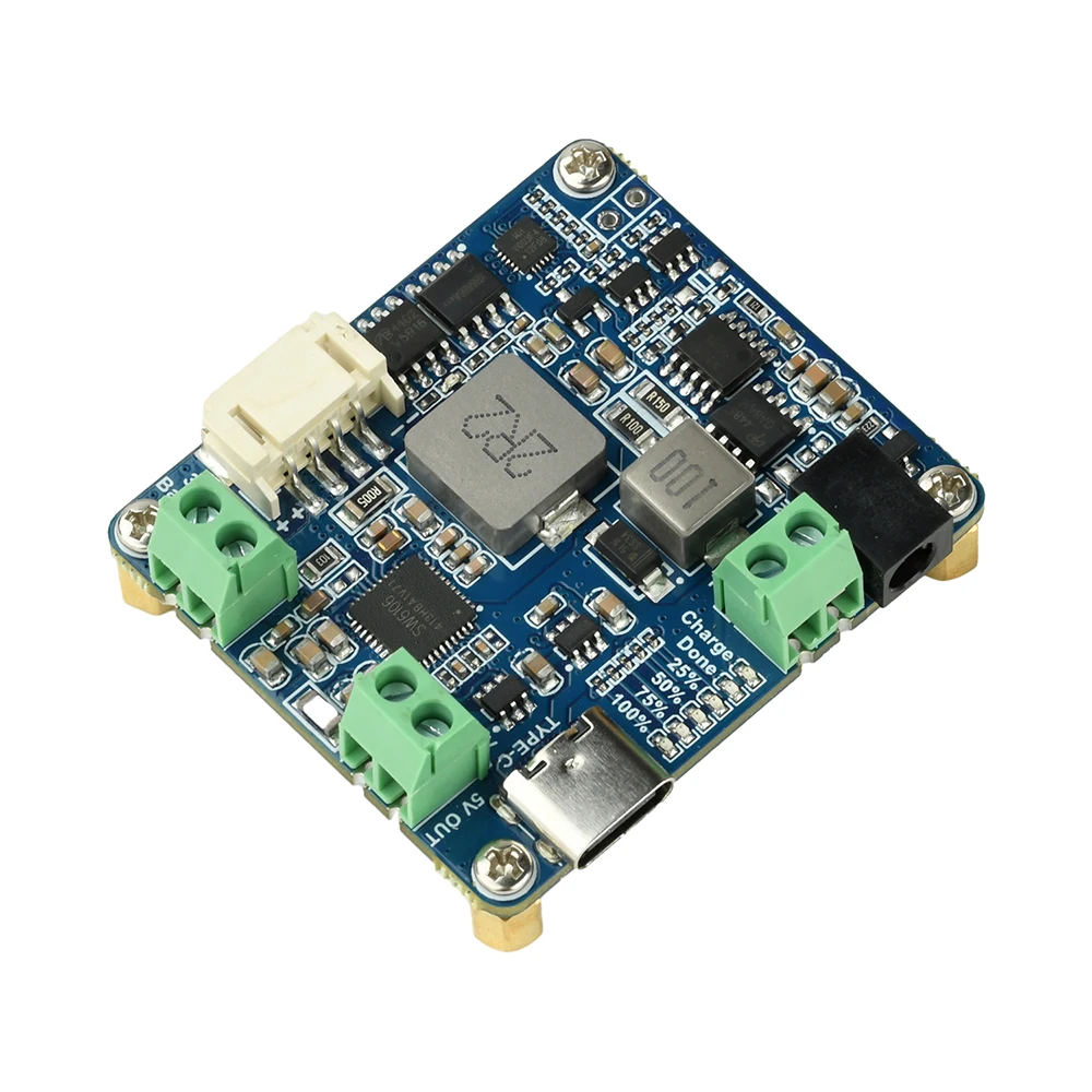 Waveshare Solar Power Management Module For 6V-24V Solar Panel Support MPPT USB Connection Battery Charger Power Supply
