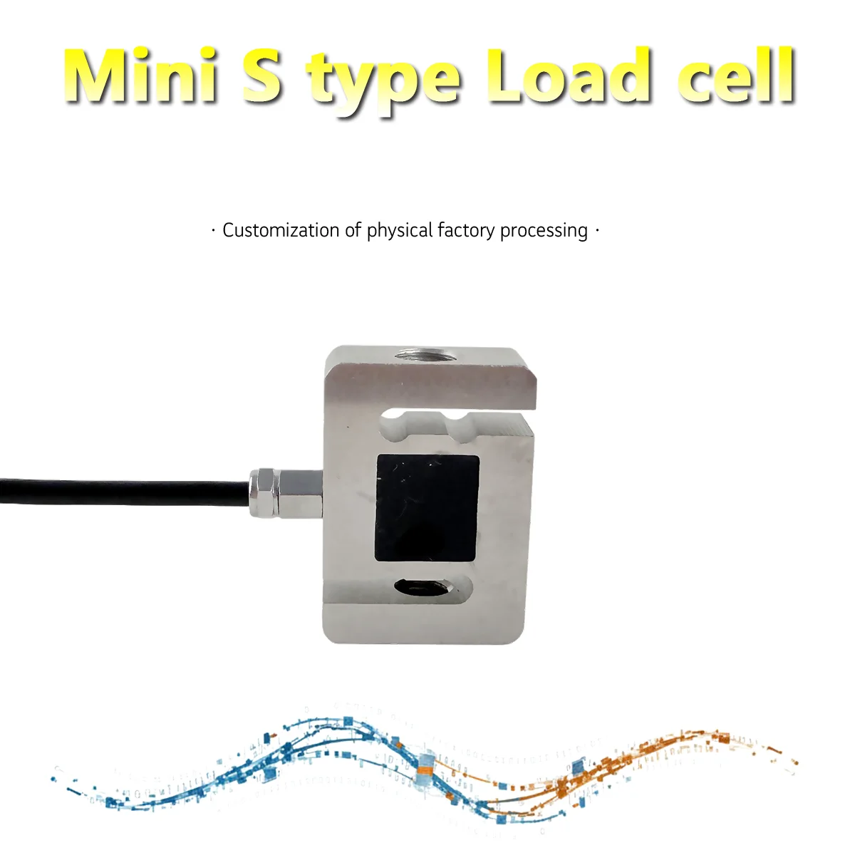 Mini S-Type Load Cell 5kg 10kg 20kg 50kg 100kg 200kg High Precision Tension Compression Force Sensor Alloy Steel IP66