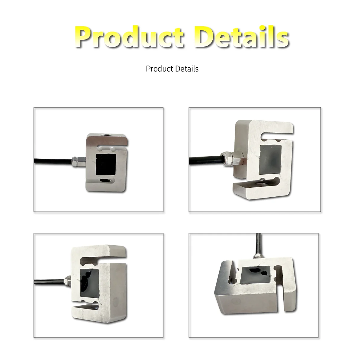 Mini S-Type Load Cell 5kg 10kg 20kg 50kg 100kg 200kg High Precision Tension Compression Force Sensor Alloy Steel IP66