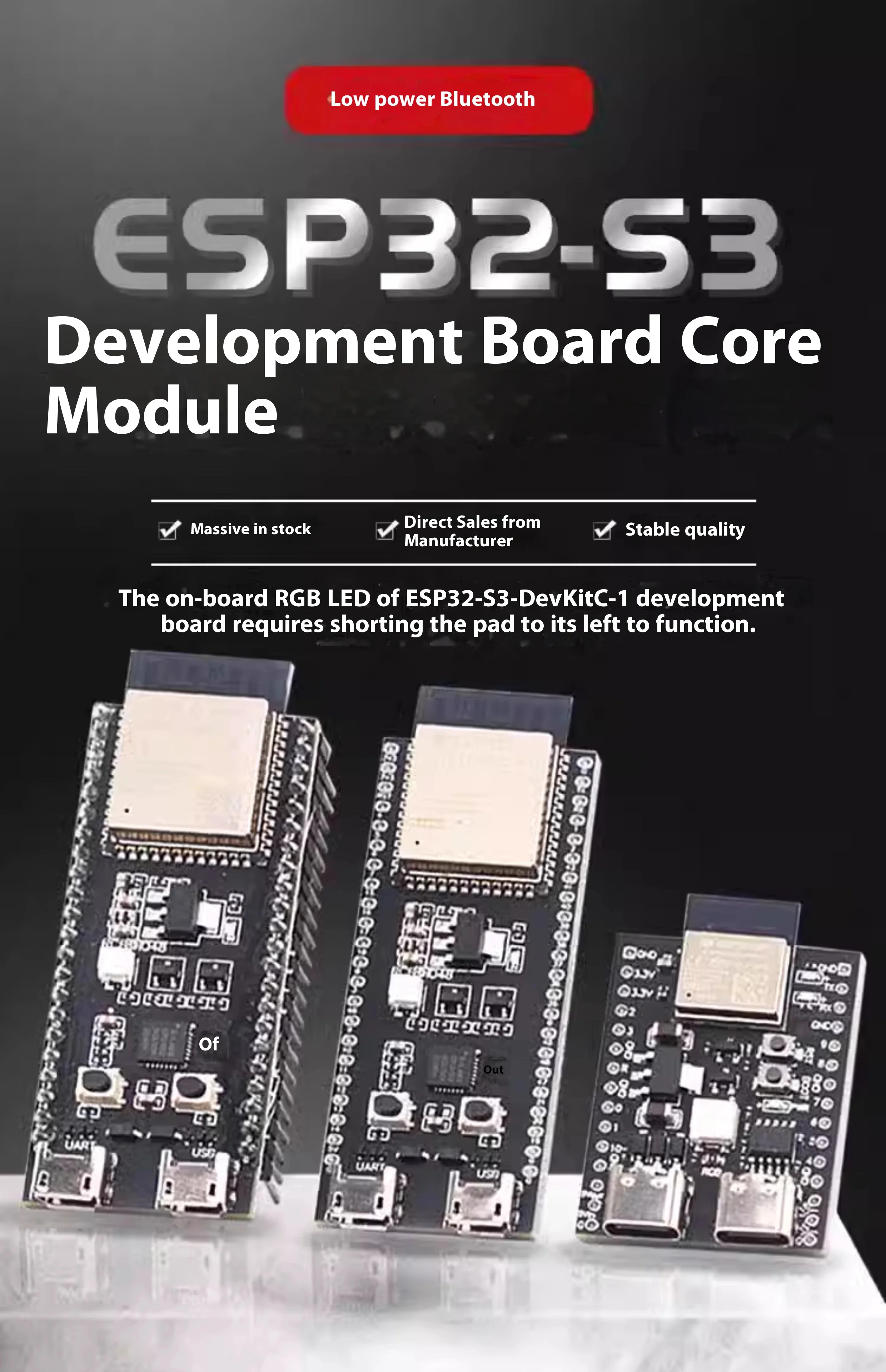 ESP32 S3 Core Board WiFi Bluetooth DevKitC 1 C3 N8R2 N16R8 Module for IoT Development Programming Kit