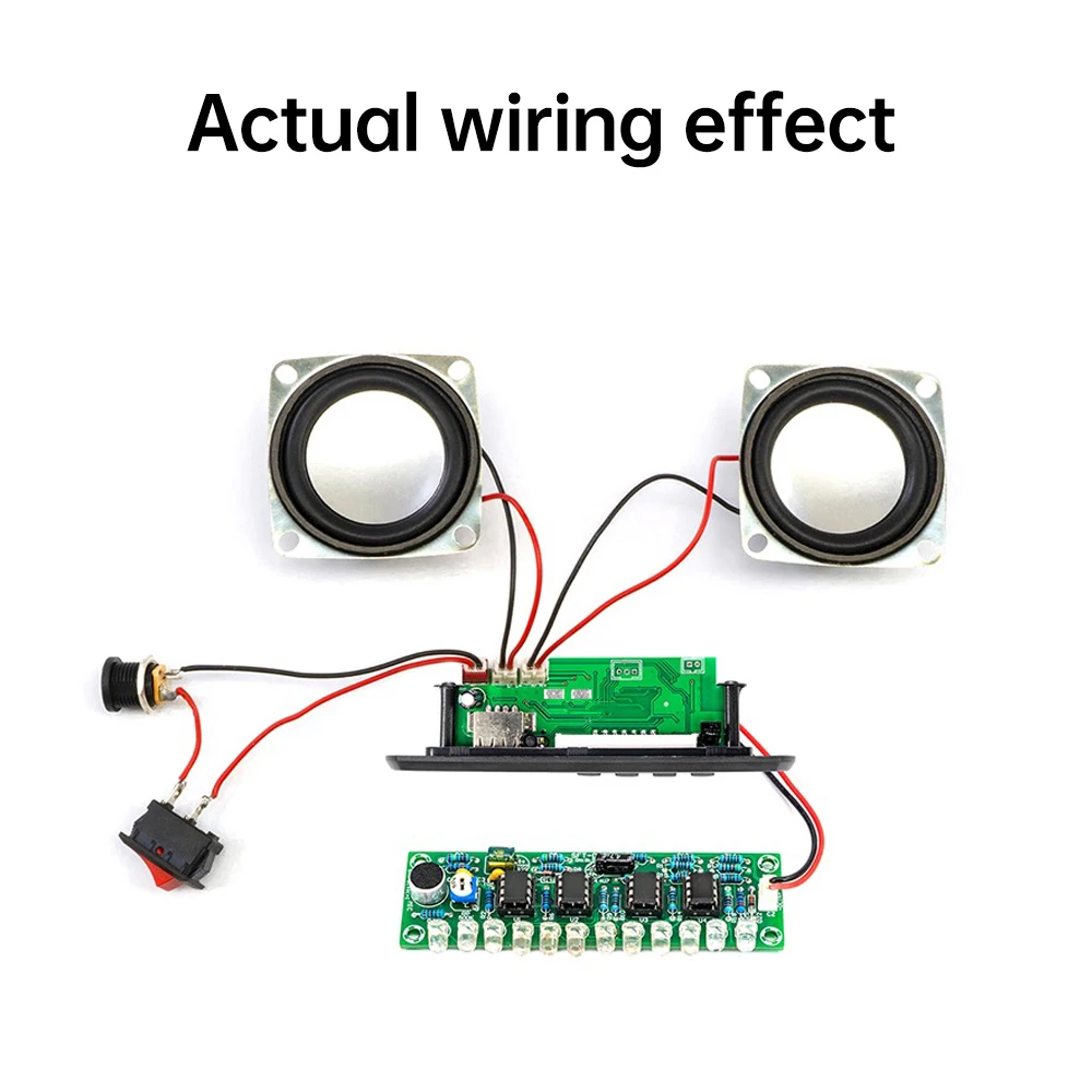 3Wx2 DIY Bluetooth Speaker Kit with FM Radio DIY Soldering Project Practice Solder Assembly DIY Electronic Kit Component Speaker