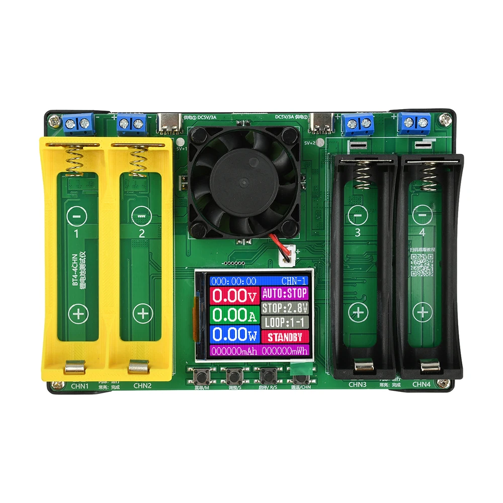 18650/21700 Battery Capacity Tester LCD Display MAh Lithium Digital Battery Detection Module For Battery Test Charge-Discharge