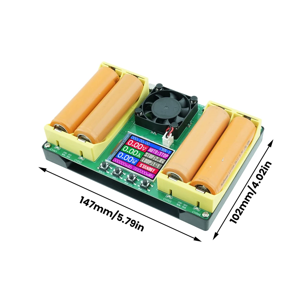18650/21700 Battery Capacity Tester LCD Display MAh Lithium Digital Battery Detection Module For Battery Test Charge-Discharge