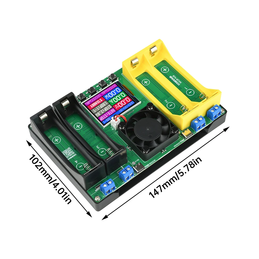 18650/21700 Battery Capacity Tester LCD Display MAh Lithium Digital Battery Detection Module For Battery Test Charge-Discharge