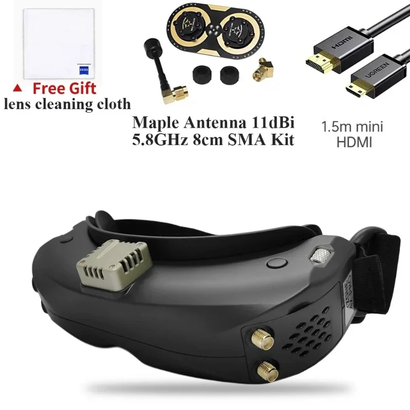 BoaMasM1pcs For SKY04O PRO 1280x720 OLED FPV GOGGLES 720P 60FPS 5.8Ghz 48CH Steadyview DVR Head Tracker For RC Drone Airplane