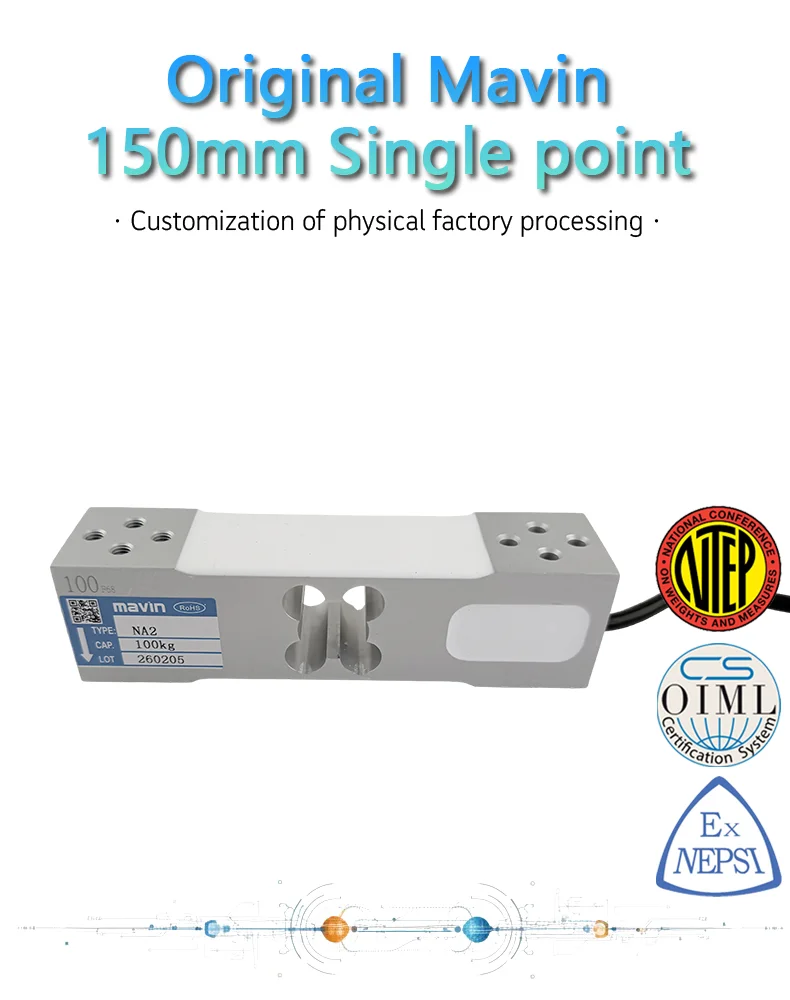 Mavin ZZPH1 Single Point Load Cell 60kg 100kg 200kg 500kg High Precision Aluminum Alloy Weight Sensor for Platform Scale