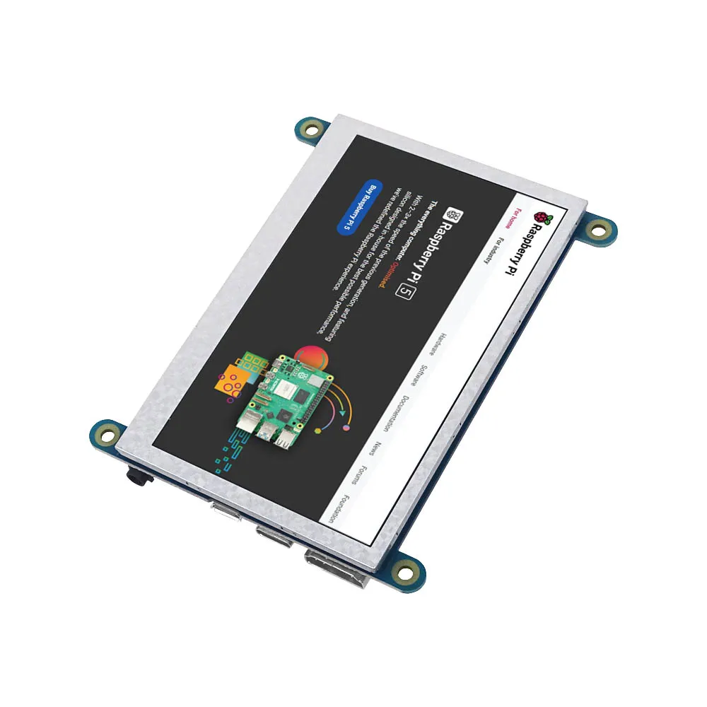 4.3 Inch USB Touch Control HDMI LCD Display Capacitive Touch Screen Panel 800*480 5 Point Touch IPS Monitor For Raspberry Pi