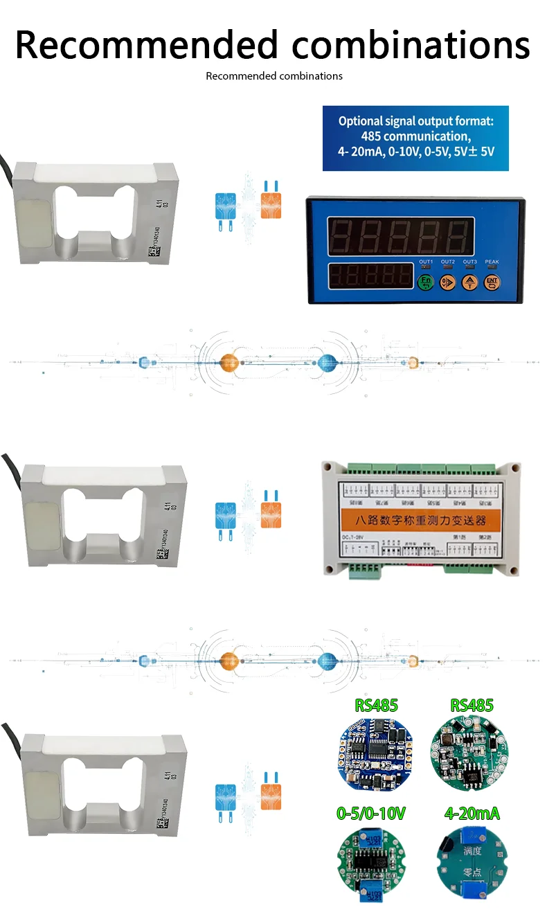 L6H5 High Precision Force Sensor, Suitable for Various Measurement Sizes, Industrial Grade Precision Load Sensor
