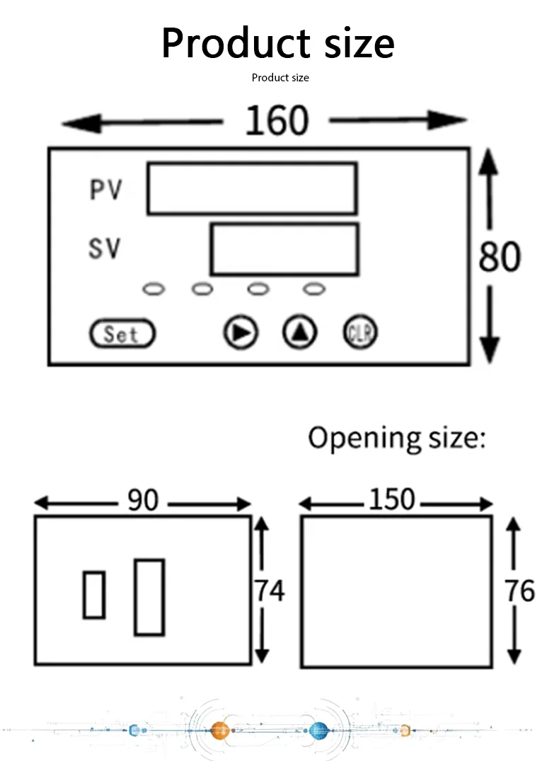 Mini Button Load Cell Kit with Dual LED Display Indicator 10kHz Response Frequency Weighing Control System AC90-260V