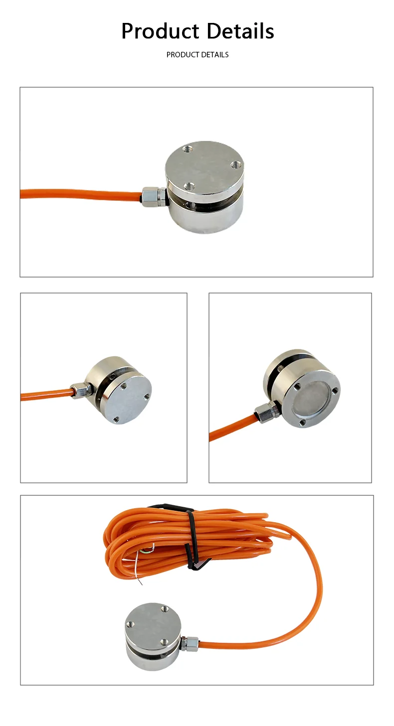 Mini Button Load Cell Kit with Dual LED Display Indicator 10kHz Response Frequency Weighing Control System AC90-260V