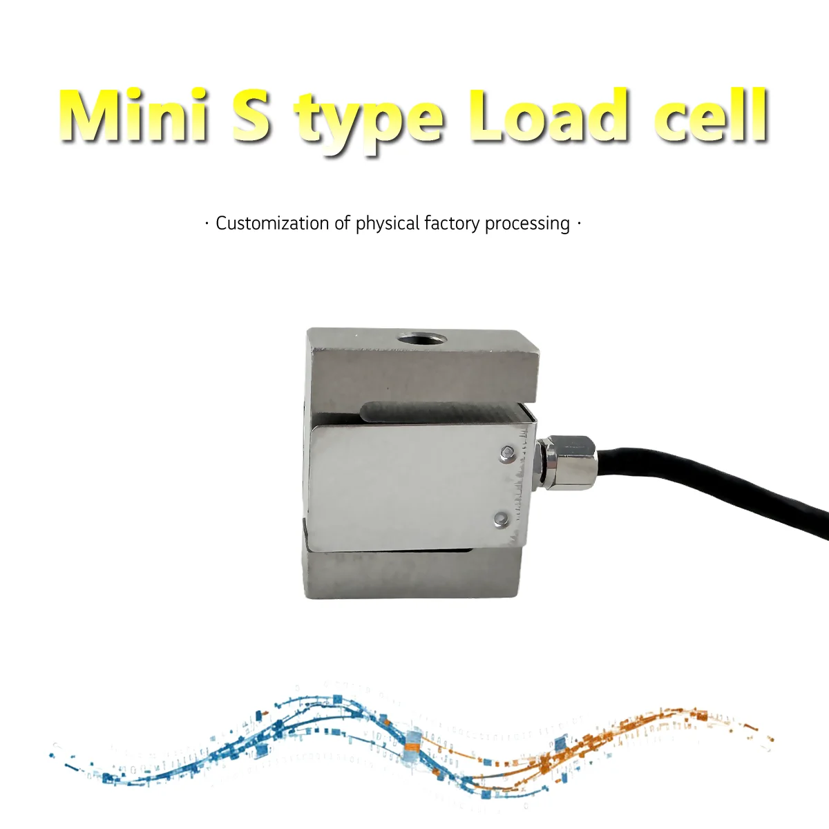 Load Cell and Controller Meter Kit S-type Weighing Sensor with Mounting Brackets for Industrial Automation Testing Tool