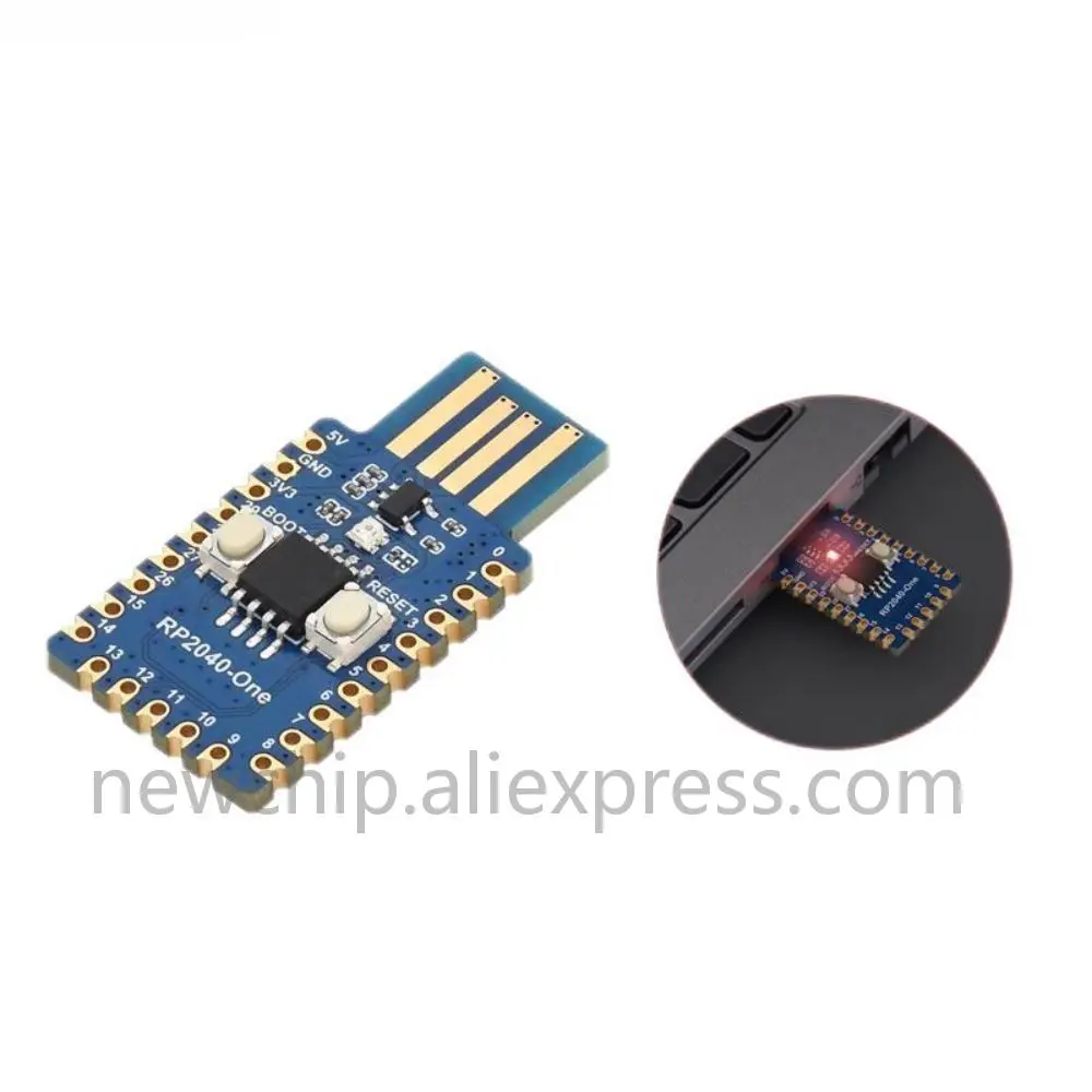 10-50pcs RP2040 pico chip Upgradable and Flashable PCB SET kamikaze 3IN1 PCB With Flex set