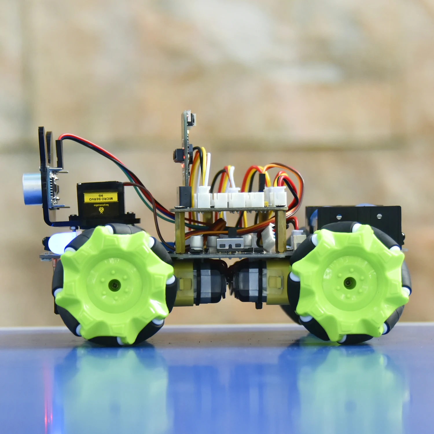 Keyestudio Micro bit 4WD Mecanum With Board Robot Car V2.0 With Python Language Programming System For Microbit Smart Car Kit