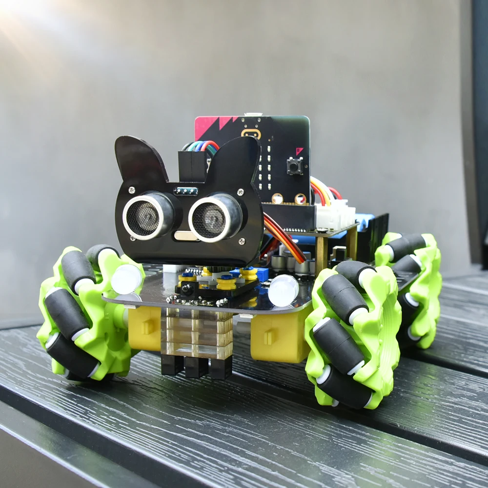 Keyestudio Micro bit 4WD Mecanum With Board Robot Car V2.0 With Python Language Programming System For Microbit Smart Car Kit