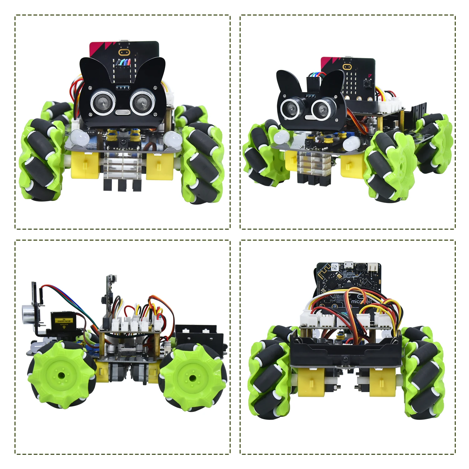 Keyestudio Micro bit 4WD Mecanum With Board Robot Car V2.0 With Python Language Programming System For Microbit Smart Car Kit