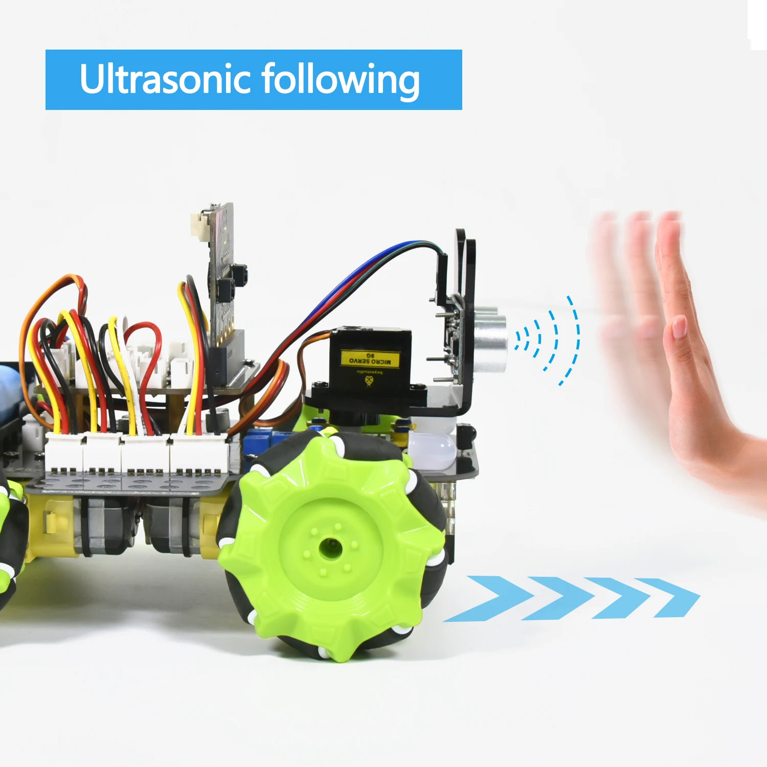 Keyestudio Micro bit 4WD Mecanum With Board Robot Car V2.0 With Python Language Programming System For Microbit Smart Car Kit