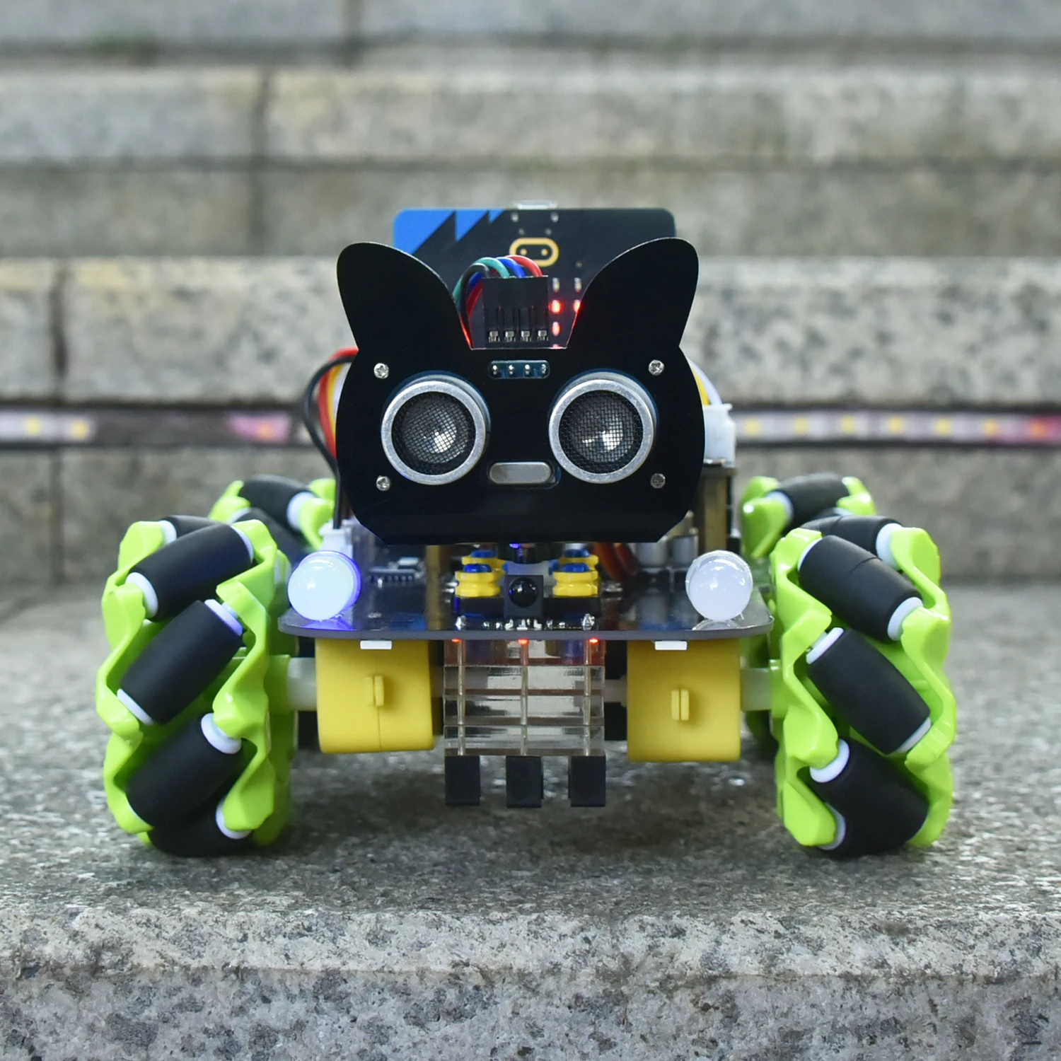 Keyestudio Micro bit 4WD Mecanum With Board Robot Car V2.0 With Python Language Programming System For Microbit Smart Car Kit