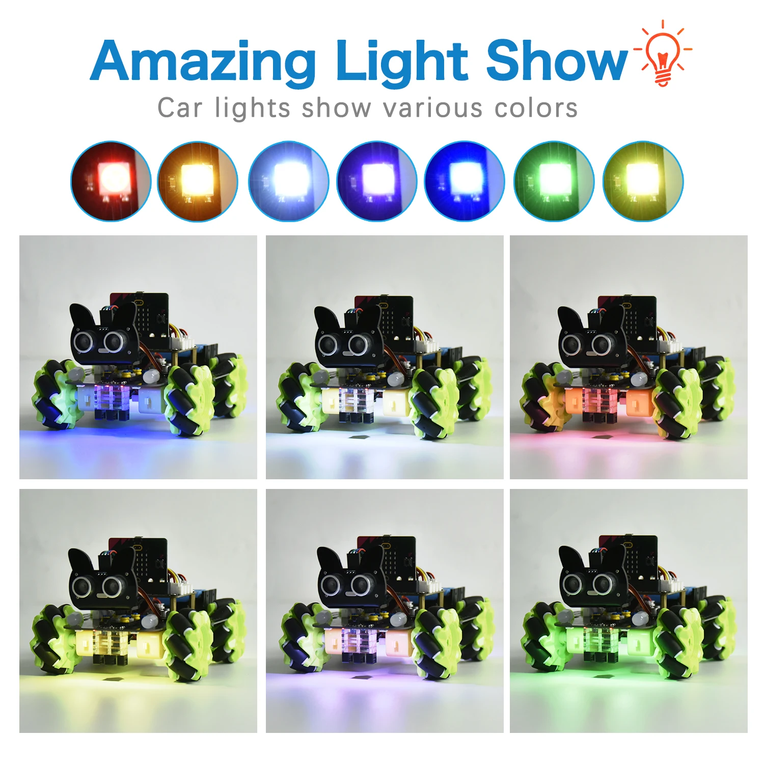 Keyestudio Micro bit 4WD Mecanum With Board Robot Car V2.0 With Python Language Programming System For Microbit Smart Car Kit