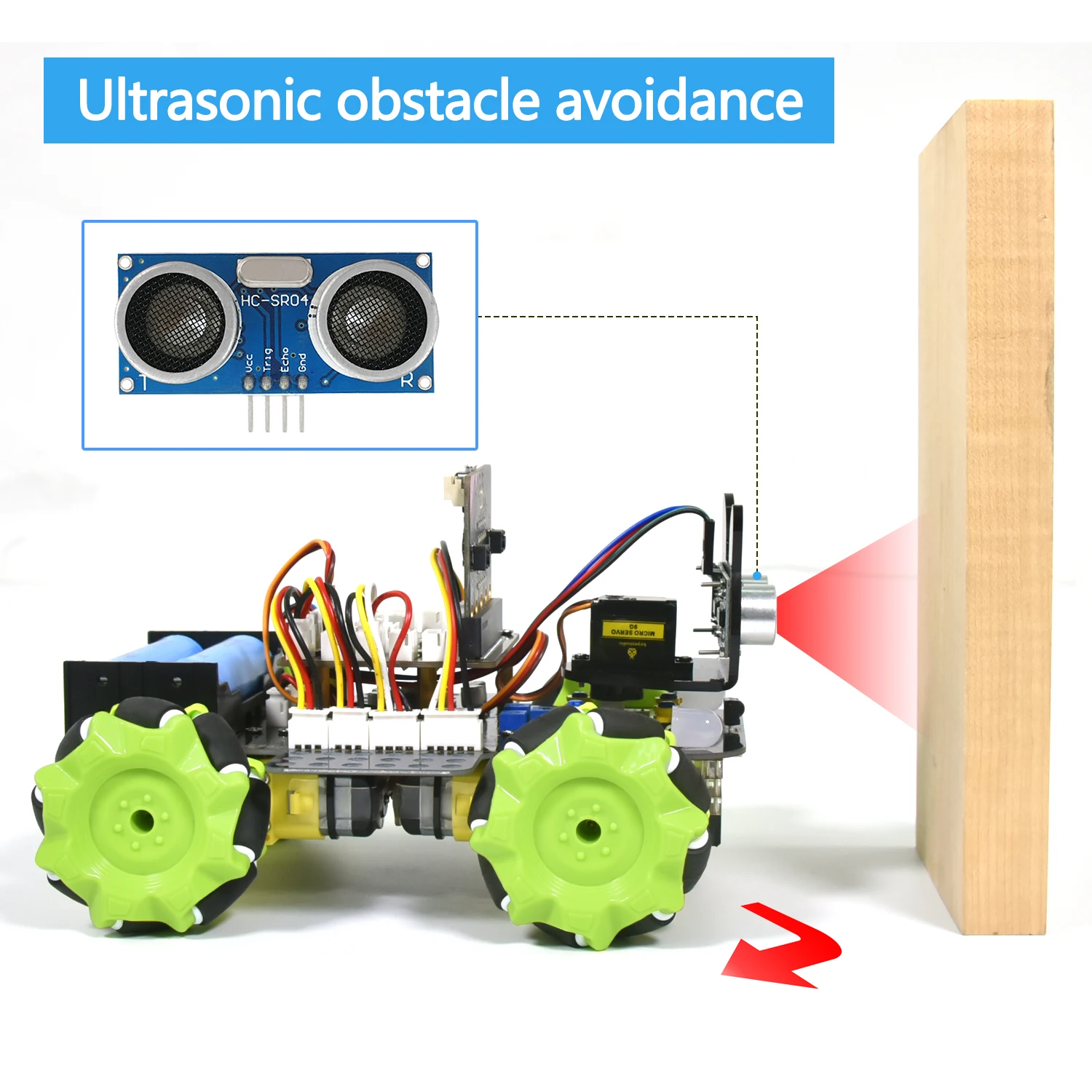 Keyestudio Micro bit 4WD Mecanum With Board Robot Car V2.0 With Python Language Programming System For Microbit Smart Car Kit