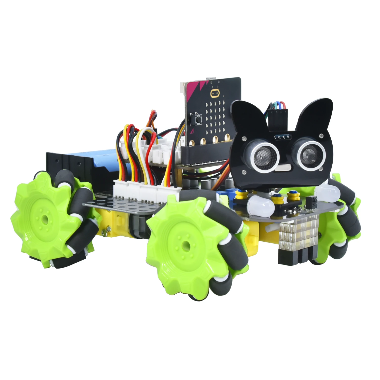 Keyestudio Micro bit 4WD Mecanum With Board Robot Car V2.0 With Python Language Programming System For Microbit Smart Car Kit