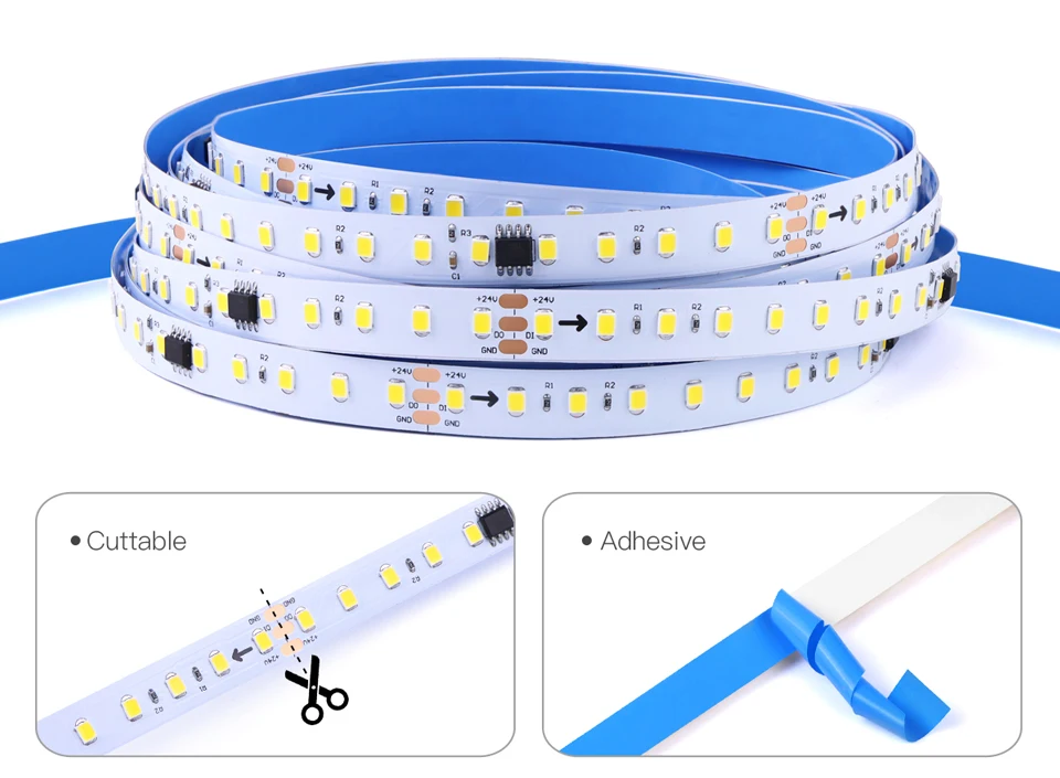 WS2811 Horse Race Chase LED Strip Light Motion Sensor Staircase Night Led Tape Diode Flexible Ribbon For Room Ceiling Decoration