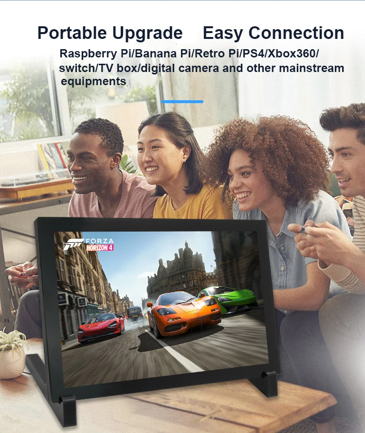 Raspberry Pi 5 8 Inch IPS Touch Screen LCD Display 8.0" 1280x800 HDMI-compatibe 5-point Touch Monitor for PC Game Console