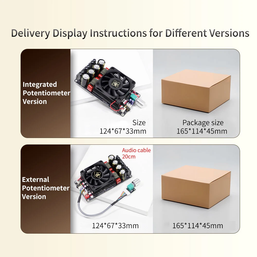 TPA3255 Pure Post Stage Digital Amplifier Board XY-AP3002 600W High Power HD Sound Quality MCU Anti POP Sound for Audio Systems