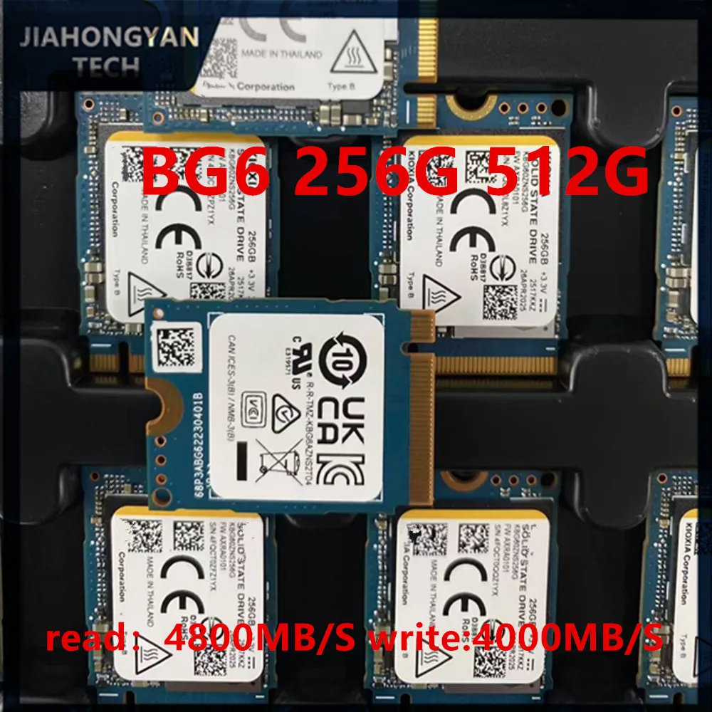Original For KIOXIA BG4 BG5 BG6 128G 256G 512G 1TB 2230 M.2 Camera Solid State Drive PCIe3.0x4 4.0X4 NVMe M.2 SteamDeck Surface