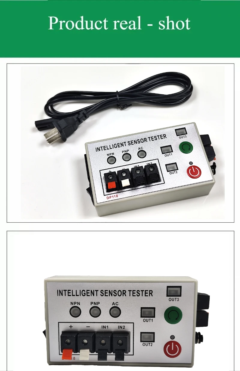 ZJl-1 Portable Photoelectric Switch Sensor Power Supply Detection Aging Tester, Proximity Switch Small Debugging Table
