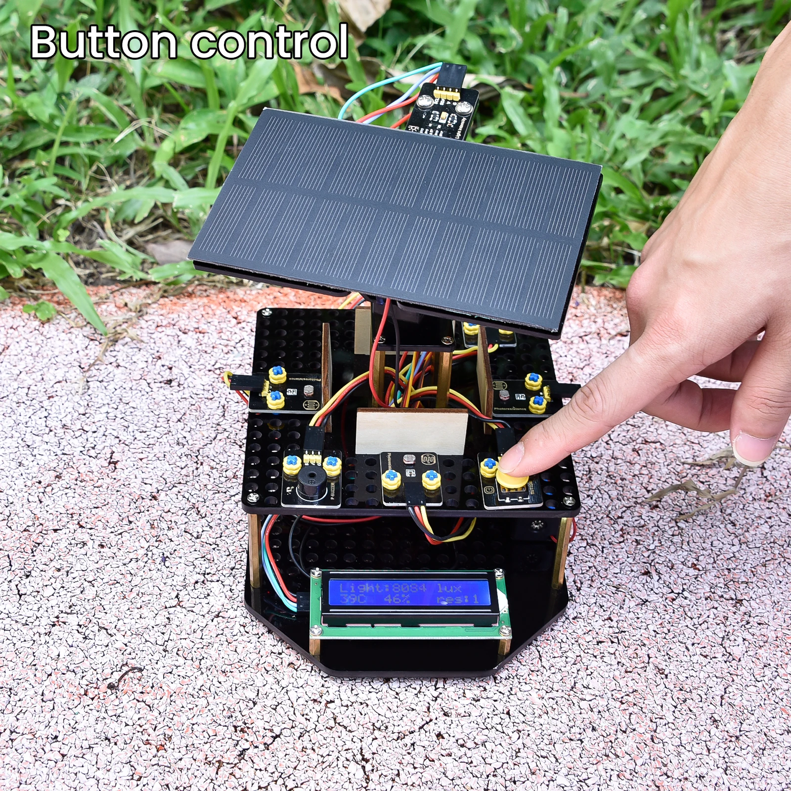 KEYESTUDIO DIY Smart Solar Tracker System Tracking Starter Kit For Arduino STEM Programming Toys DIY Mobile Phone Charging 15+