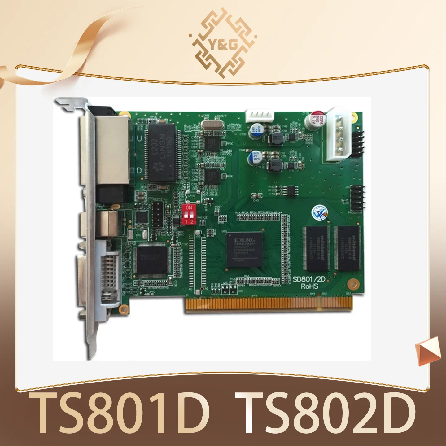 New original LINSN Full Color Synchronous TS801D TS802D LED Screen Display Sending Card