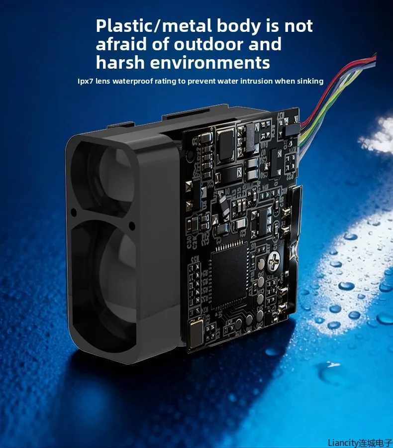 Compact Laser Distance Measuring Module 600-1200m|Fast Response ≤200ms for Aviation/Railway/Outdoor Sports Accuracy ± 0.6 Meters