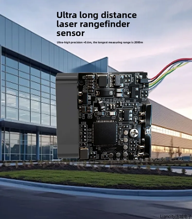 Compact Laser Distance Measuring Module 600-1200m|Fast Response ≤200ms for Aviation/Railway/Outdoor Sports Accuracy ± 0.6 Meters