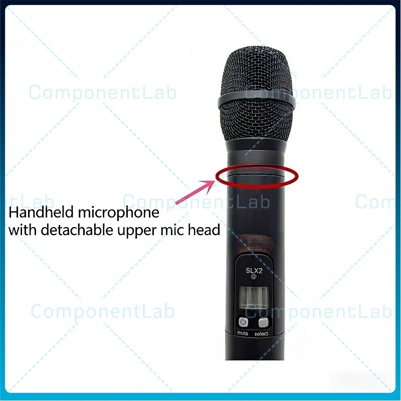 For Shure PGX24/BETA58SM58 Handheld Microphone Connector SLX2 PG58 Upper Section Mist Head Mesh Head