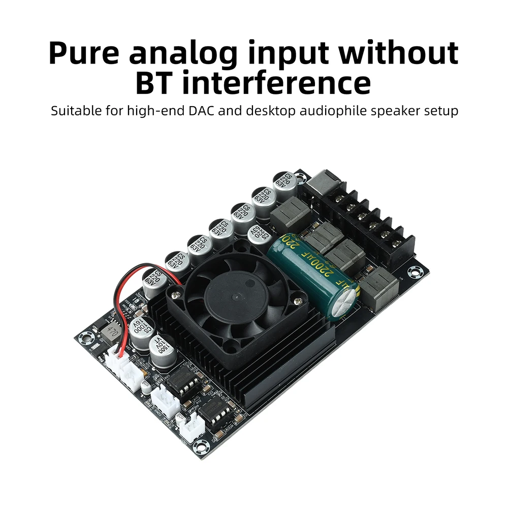 TPA3255 600W High-Power Amplifier Board HIFI Digital Display Stereo Amplifier Module No Bluetooth DC 18-55V