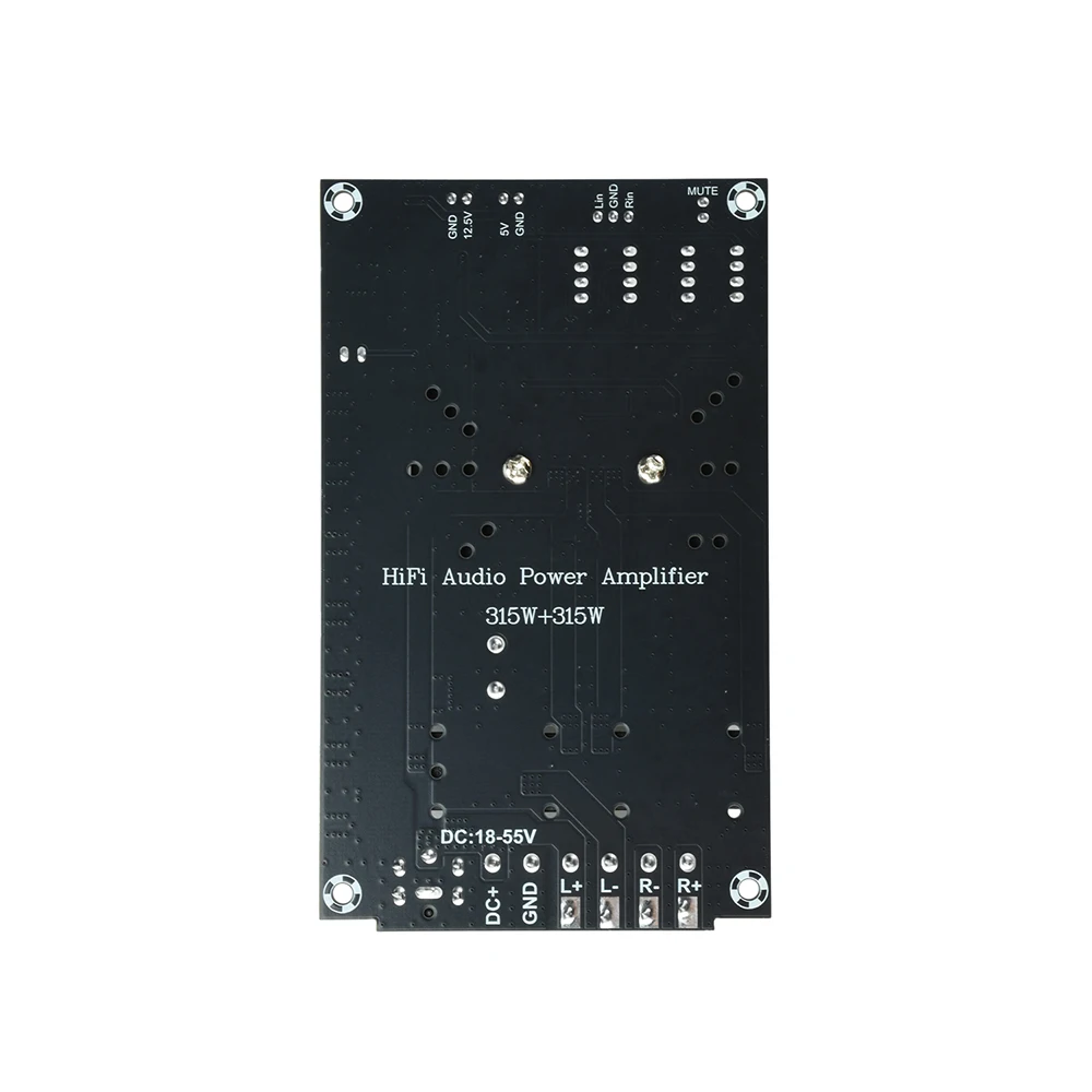 TPA3255 600W High-Power Amplifier Board HIFI Digital Display Stereo Amplifier Module No Bluetooth DC 18-55V
